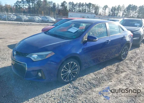 2016 Toyota Corolla S Plus из США, поврежденный, VIN 2T1BURHE6GC544049